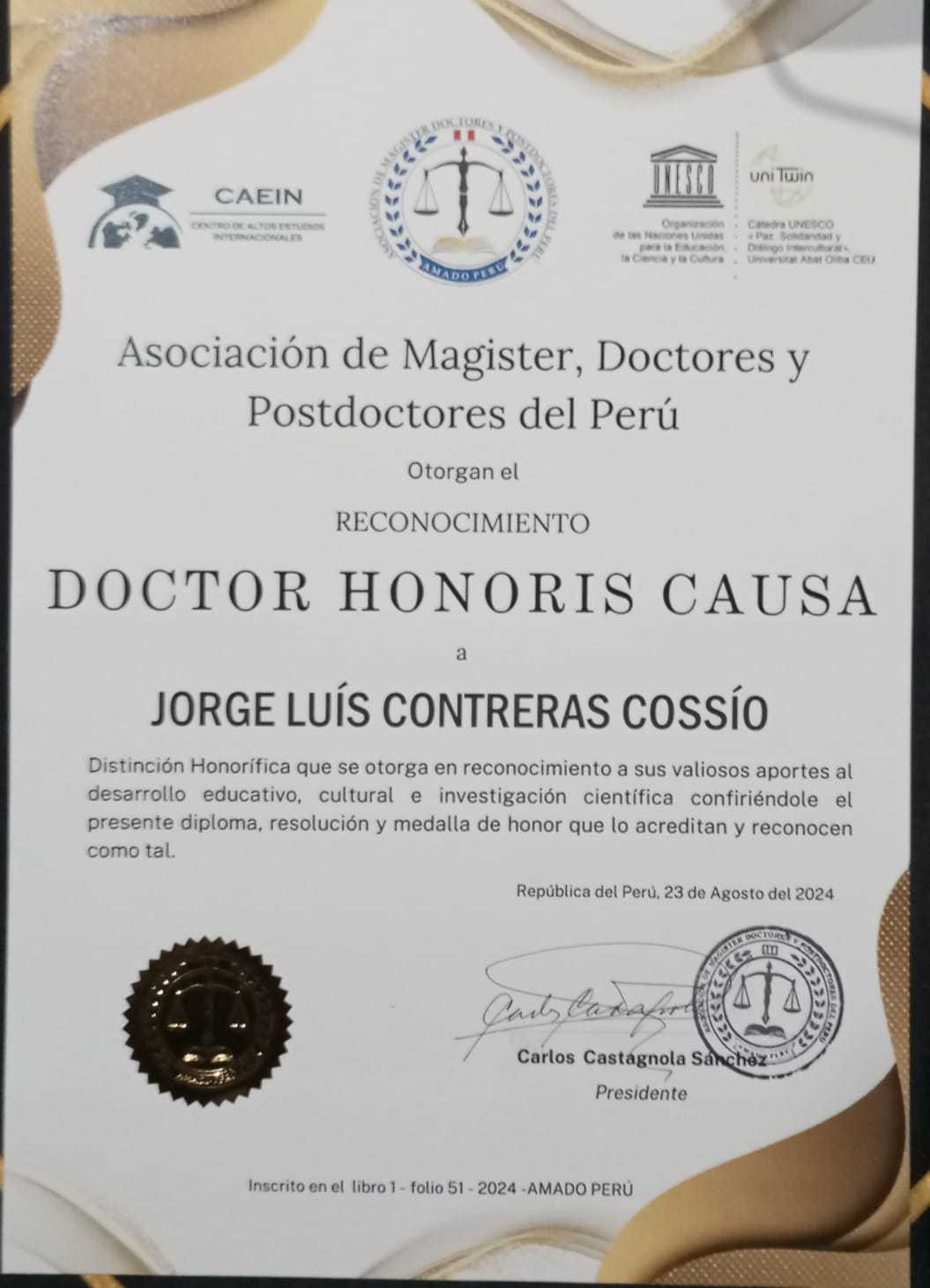 Doctor Honoris Causa